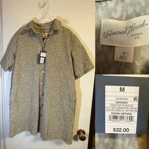 Universal Thread Denim Shirt Dress